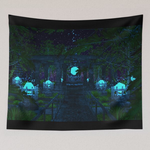 Item preview, Altar Of The Blue Crystals designed and sold by restlesseye.