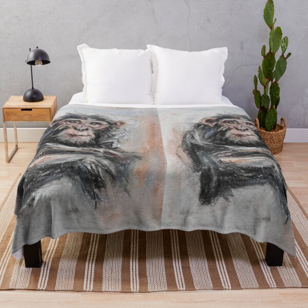 Item preview, Chimp , soft pastele drawn by Anna Czarnecka designed and sold by BazankiArt.