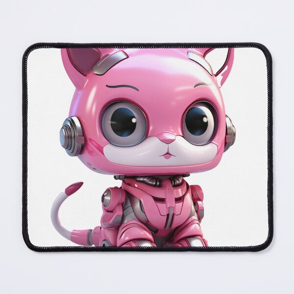 Item preview, Artificial Intelligence Android Cute Pink Cat designed and sold by officialali2022.