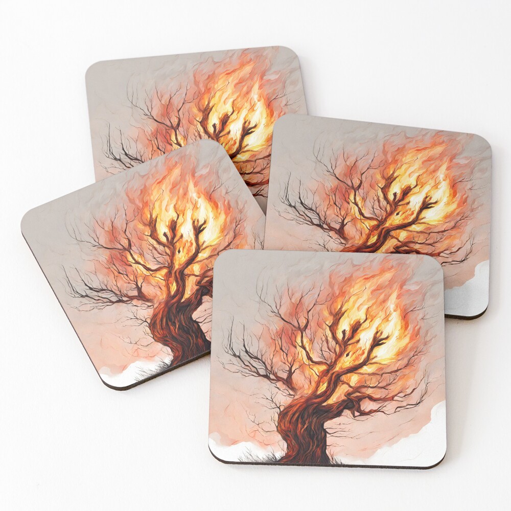 Item preview, Coasters (Set of 4) designed and sold by ThauaneArt.