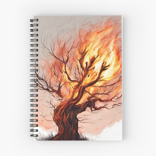 Item preview, Sticker Tree Catching Fire  designed and sold by ThauaneArt.