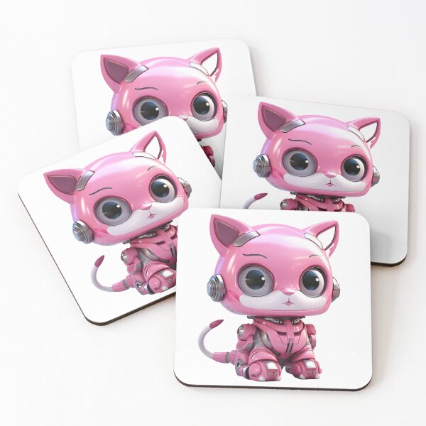 Item preview, Artificial Intelligence Android Cute Pink Cat  designed and sold by officialali2022.