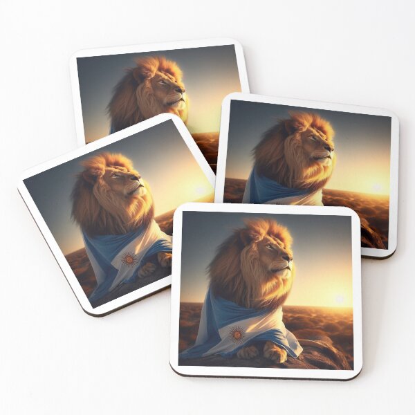 Item preview, libertarian lion designed and sold by OnIlustraciones.