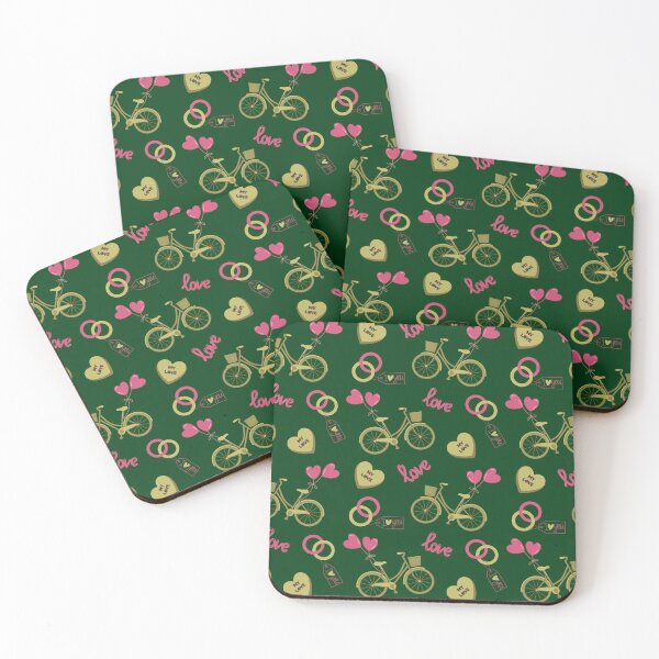 Item preview, Valentine Bike - Green designed and sold by JaselviiStudio.