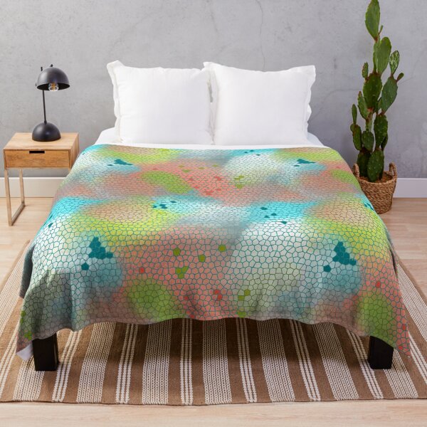 Item preview, Pixel Lime and Teal Seamless Pattern designed and sold by Sharon Schwalbe.