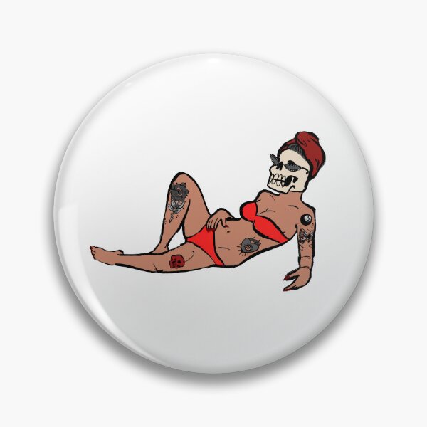 Item preview, maraschino babe (red bikini) designed and sold by maraschino  skull.