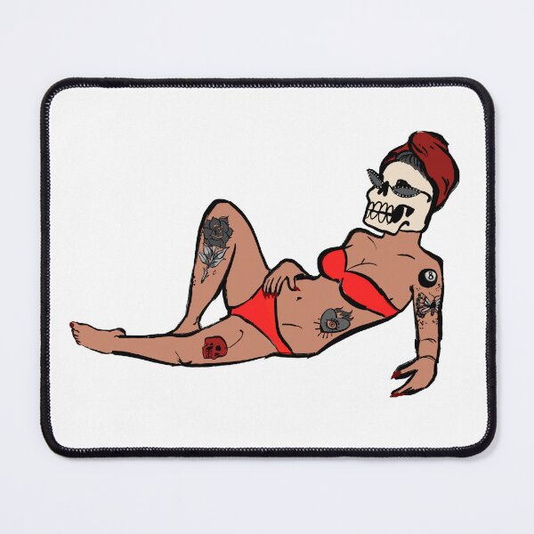 Item preview, maraschino babe (red bikini) designed and sold by maraschino skull.
