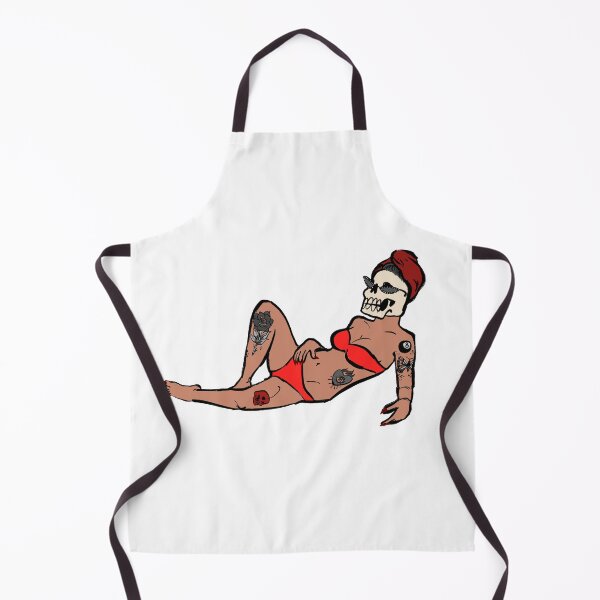 Item preview, maraschino babe (red bikini) designed and sold by maraschino skull.