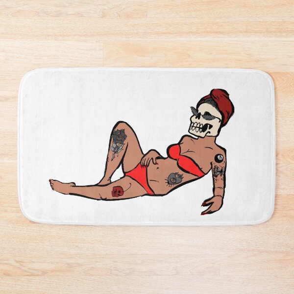 Item preview, maraschino babe (red bikini) designed and sold by maraschino  skull.