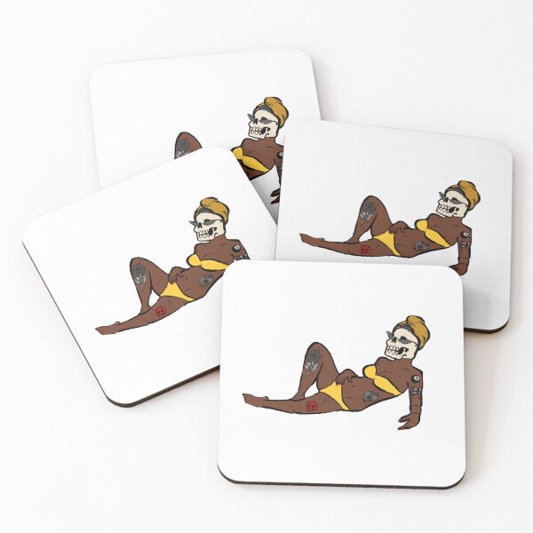 Item preview, maraschino babe (yellow bikini) designed and sold by maraschino  skull.