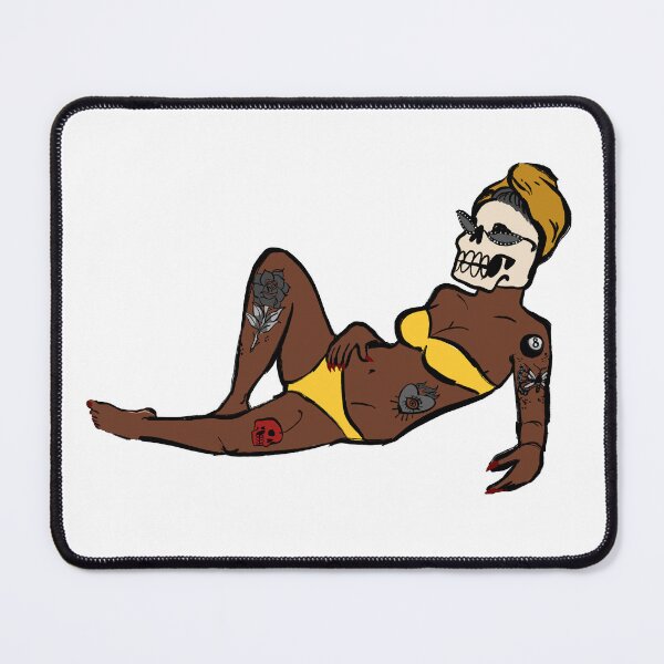 Item preview, maraschino babe (yellow bikini) designed and sold by maraschino  skull.