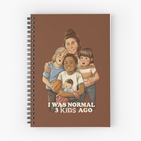 Item preview, Humorous Mom Jokes I was normal 3 kids ago!  designed and sold by INK-Creations.