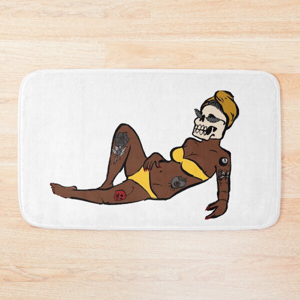 Item preview, maraschino babe (yellow bikini) designed and sold by maraschino  skull.