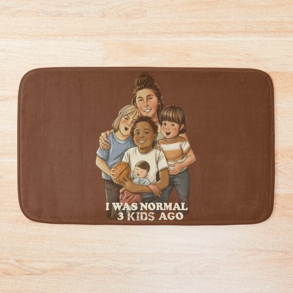 Item preview, Humorous Mom Jokes I was normal 3 kids ago!  designed and sold by INK-Creations.