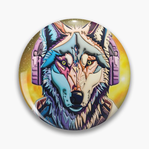 Item preview, Space Wolf (inflated style) designed and sold by Syibor.