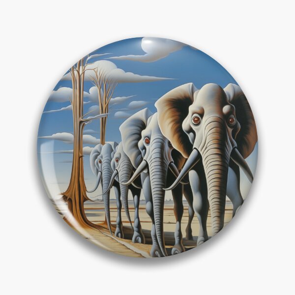 Item preview, Metaphysical Pachyderm Ballet: Abstract Elegance designed and sold by Mullet Monkey.