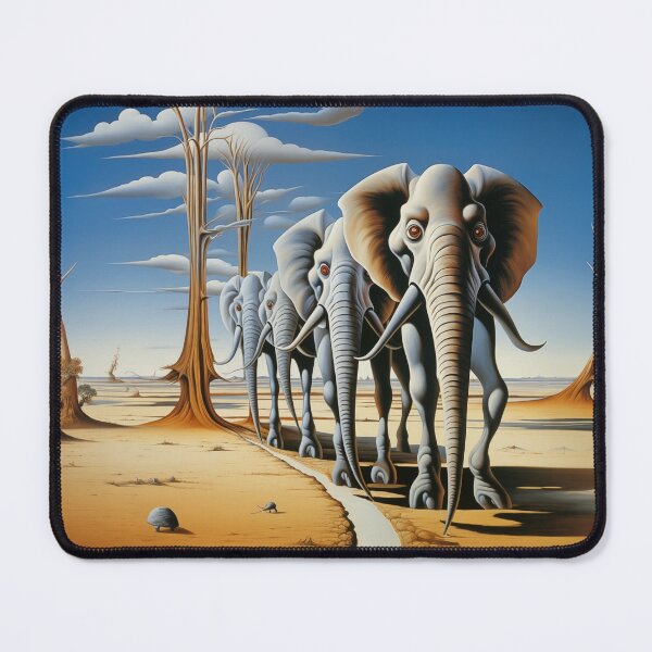 Item preview, Metaphysical Pachyderm Ballet: Abstract Elegance designed and sold by Mullet Monkey.