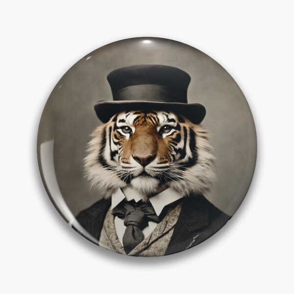 Item preview, Tiger Portrait Victorian Artistic Gift Fashion Animal  designed and sold by popanato.