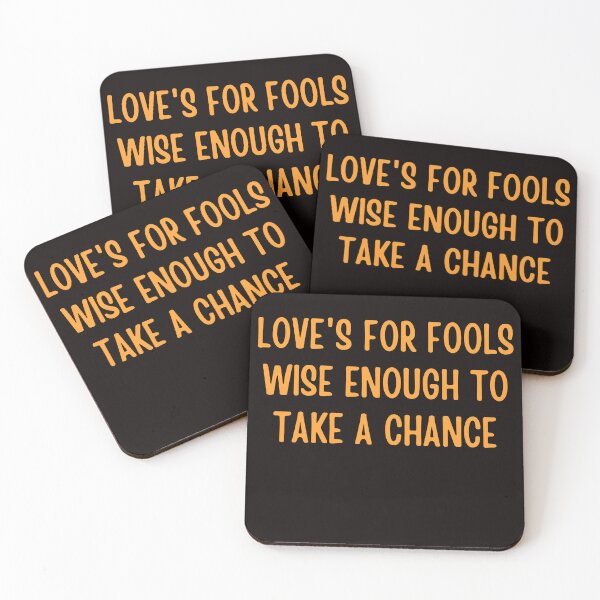 Item preview, Love's for fools wise enough to take a chance designed and sold by ladylalitafanta.