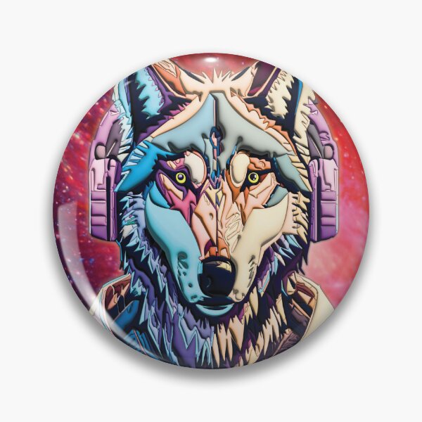 Item preview, Space Wolf (inflated style) designed and sold by Syibor.