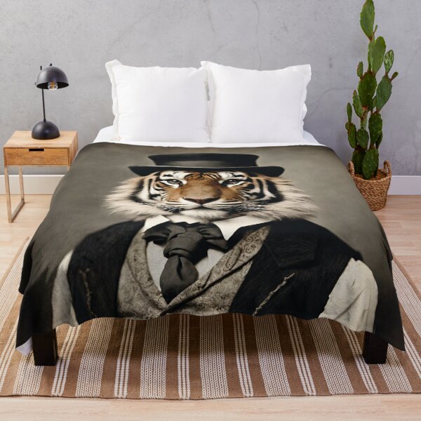Item preview, Tiger Portrait Victorian Artistic Gift Fashion Animal  designed and sold by popanato.