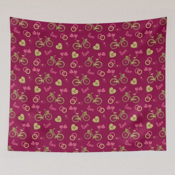 Item preview, Valentine Bike - Pink designed and sold by JaselviiStudio.