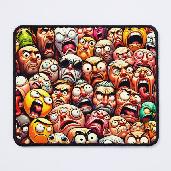 Item preview, Spectrum of Silliness: A Portrait Collage of Humour designed and sold by ArtComixHaven.