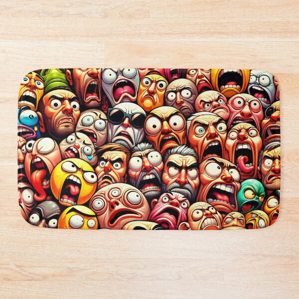 Item preview, Spectrum of Silliness: A Portrait Collage of Humour designed and sold by ArtComixHaven.
