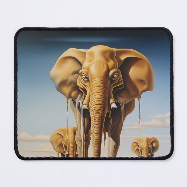 Item preview, Elephantine Whimsy: Surreal Tusks in Flight designed and sold by Mullet Monkey.