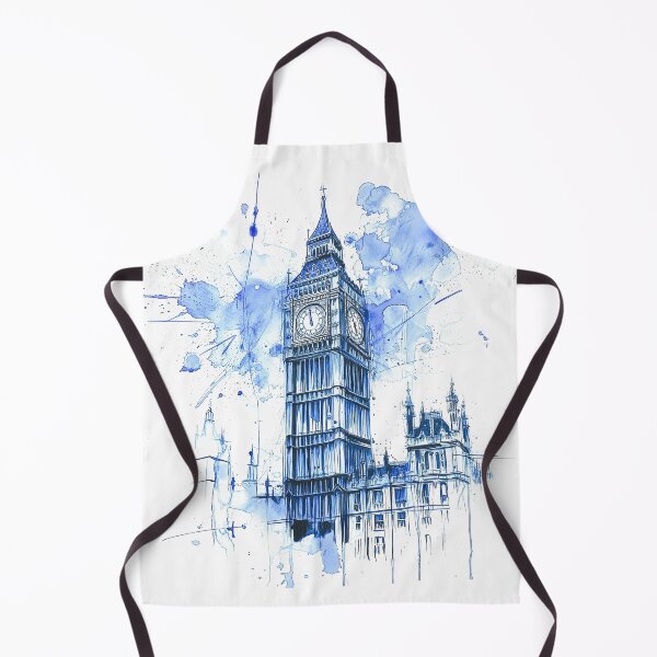 Item preview, Big Ben Watercolour designed and sold by Kobi-PrintVibes.