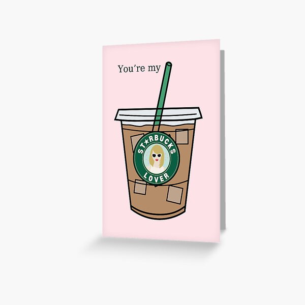 Taylor Swift Starbucks Lovers Cup Sticker – Little Pop Color Shop