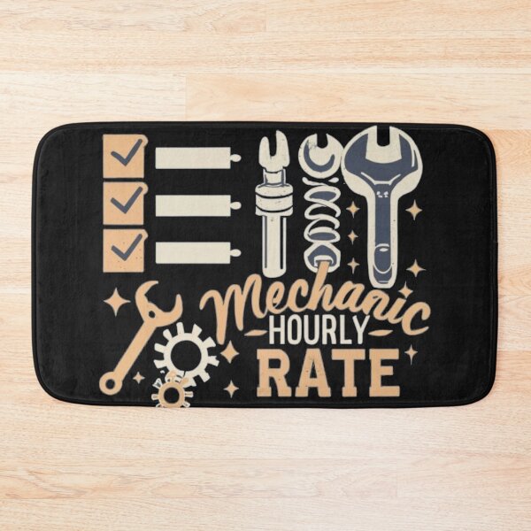 Item preview, Mechanic Hourly Rate with Tools Mechanic Design  designed and sold by Pawel Oska.
