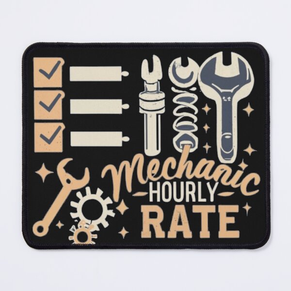 Item preview, Mechanic Hourly Rate with Tools Mechanic Design designed and sold by Pawel Oska.
