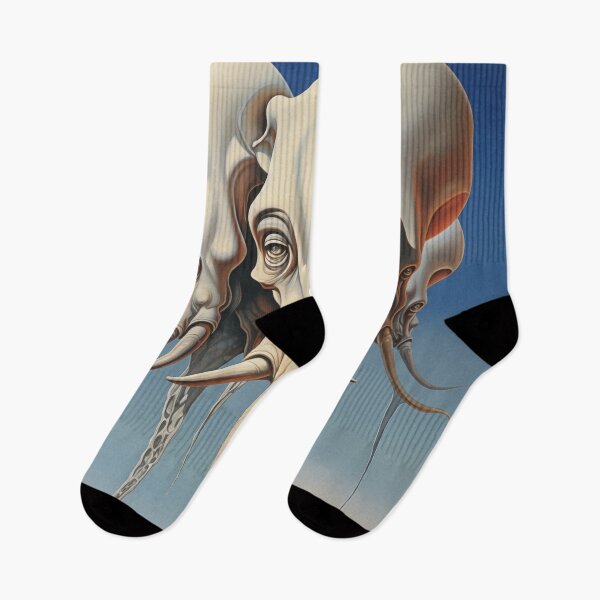 Item preview, Abstract Tusk Mirage: Ethereal Elephant Dreams designed and sold by Mullet Monkey.
