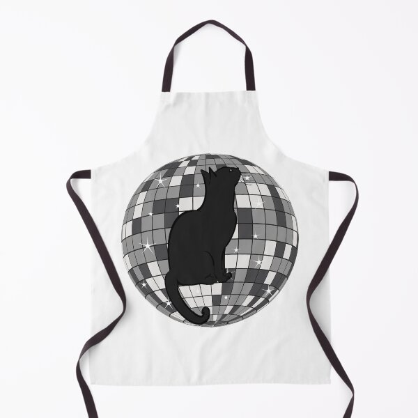 Item preview, Cat Mirrorball - Shiny things and cats designed and sold by PoesyInPrint.