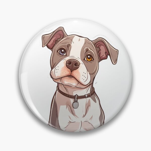 Artikelvorschau, Gray Blue Pitbull Puppy entworfen und verkauft von DozerDaisyShop.