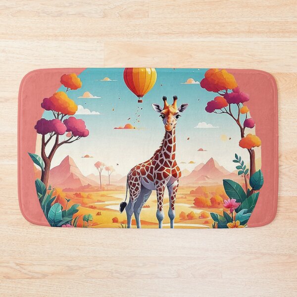 Item preview, Giraffe's Wonderland: A magical adventure in the blooming desert designed and sold by Minpadesign.