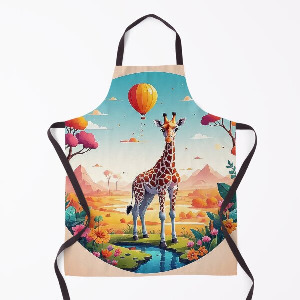 Item preview, Giraffe's Wonderland: A magical adventure in the blooming desert designed and sold by Minpadesign.