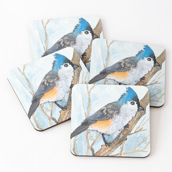 Item preview, tufted titmouse designed and sold by hallendrea.