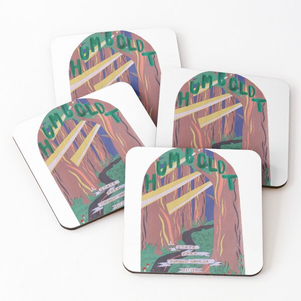 Item preview, Humboldt State Park Cut Paper Poster designed and sold by Emmerald8.