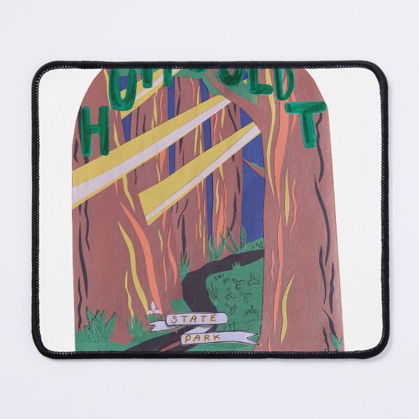 Item preview, Humboldt State Park Cut Paper Poster designed and sold by Emmerald8.
