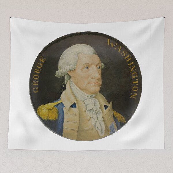 Item preview, Vintage George Washington Portrait Painting (1800) designed and sold by BravuraMedia.