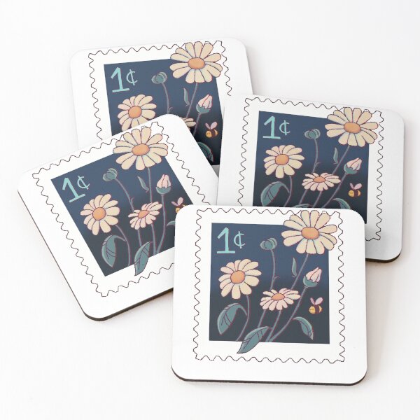 Item preview, Post Stamp, Daisies designed and sold by MossyWhale.