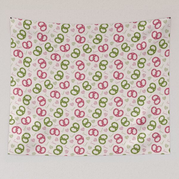 Item preview, Love Pretzels - White designed and sold by JaselviiStudio.