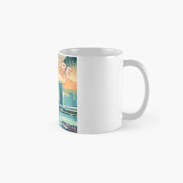 Item preview, SINGAPORE | Retro-Style World Travel Poster designed and sold by wallflowerfolio.