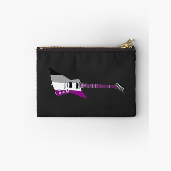 Aperçu de l'œuvre Guitare électrique asexuée Pride créée et vendue par skye-studio.