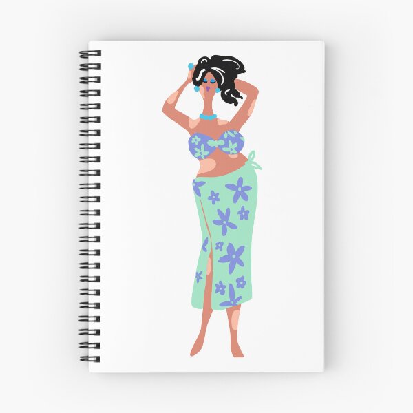 Item preview, Beach Body Curvy Lady in Sarong designed and sold by SahudiDesigns.