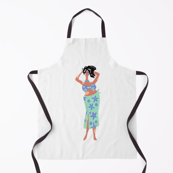 Item preview, Beach Body Curvy Lady in Sarong designed and sold by SahudiDesigns.