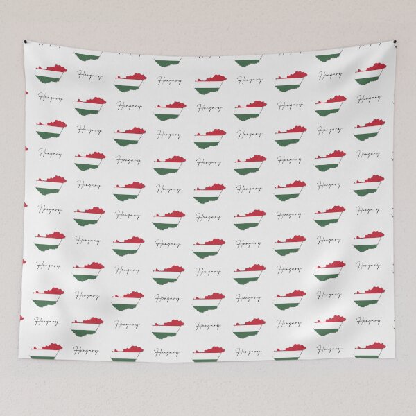 Item preview, Hungary Country Map and Flag Budapest Europe designed and sold by dk-design85.