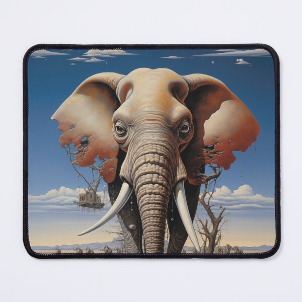 Item preview, Surreal Pachyderm Symphony: Abstract Serenity designed and sold by Mullet Monkey.